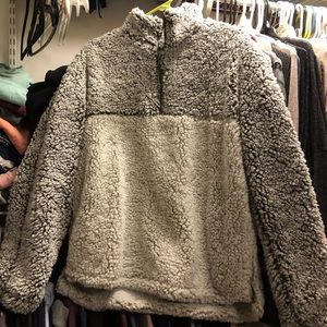 Sherpa pullover